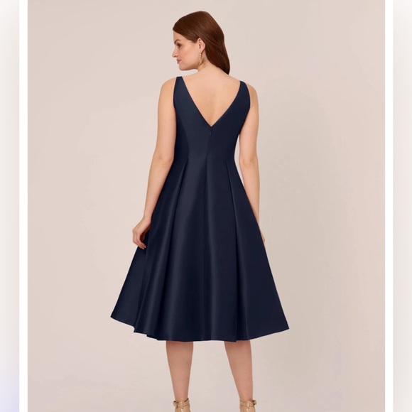 Adrianna Papell Navy Dress - Picture 5 of 5